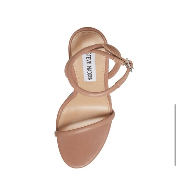 Steve Madden Becky Leather Heel Sandal - Picture 3 of 7